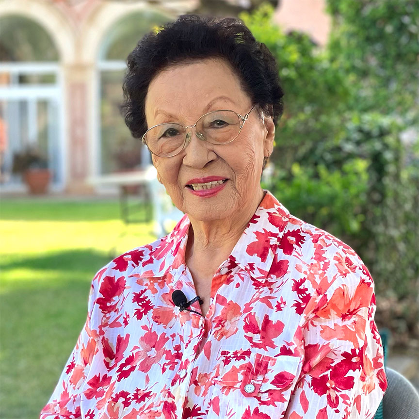 Former State Legislator & U.S. Congresswoman Pat Saiki interviewed at La Pietra